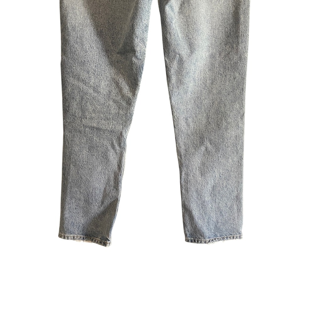 Agolde Riley Distressed High Rise Light Wash Straight Leg Jeans Size 26 NWT - Picture 12 of 12